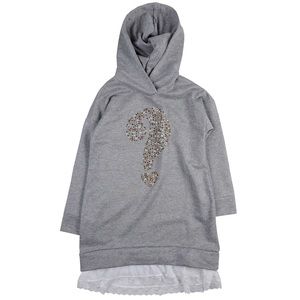 MonnaLisa Sweater Dress Gray New